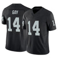 Davalo LV.Raiders #14 Matt Gay Player Black Limited Vapor F.U.S.E. Home Game Stitched Jerseys