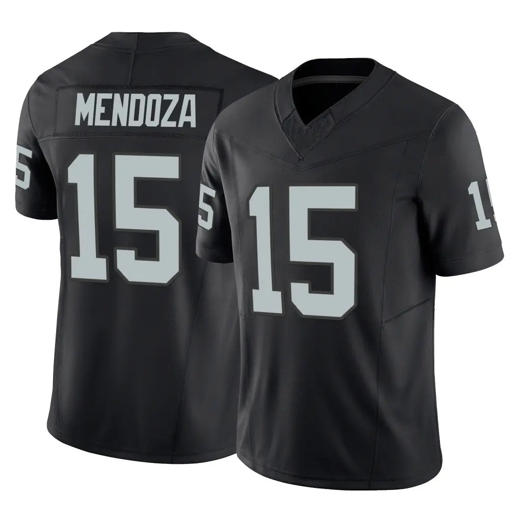 Davalo LV.Raiders #15 Fernando Mendoza Player Black Limited Vapor F.U.S.E. Home Game Stitched Jerseys