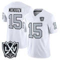 Davalo LV.Raiders #15 Fernando Mendoza Player White 2026 Vapor Limited Home Game Stitched Jerseys