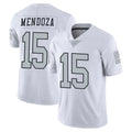 Davalo LV.Raiders #15 Fernando Mendoza Player White Limited Color Rush Home Game Stitched Jerseys