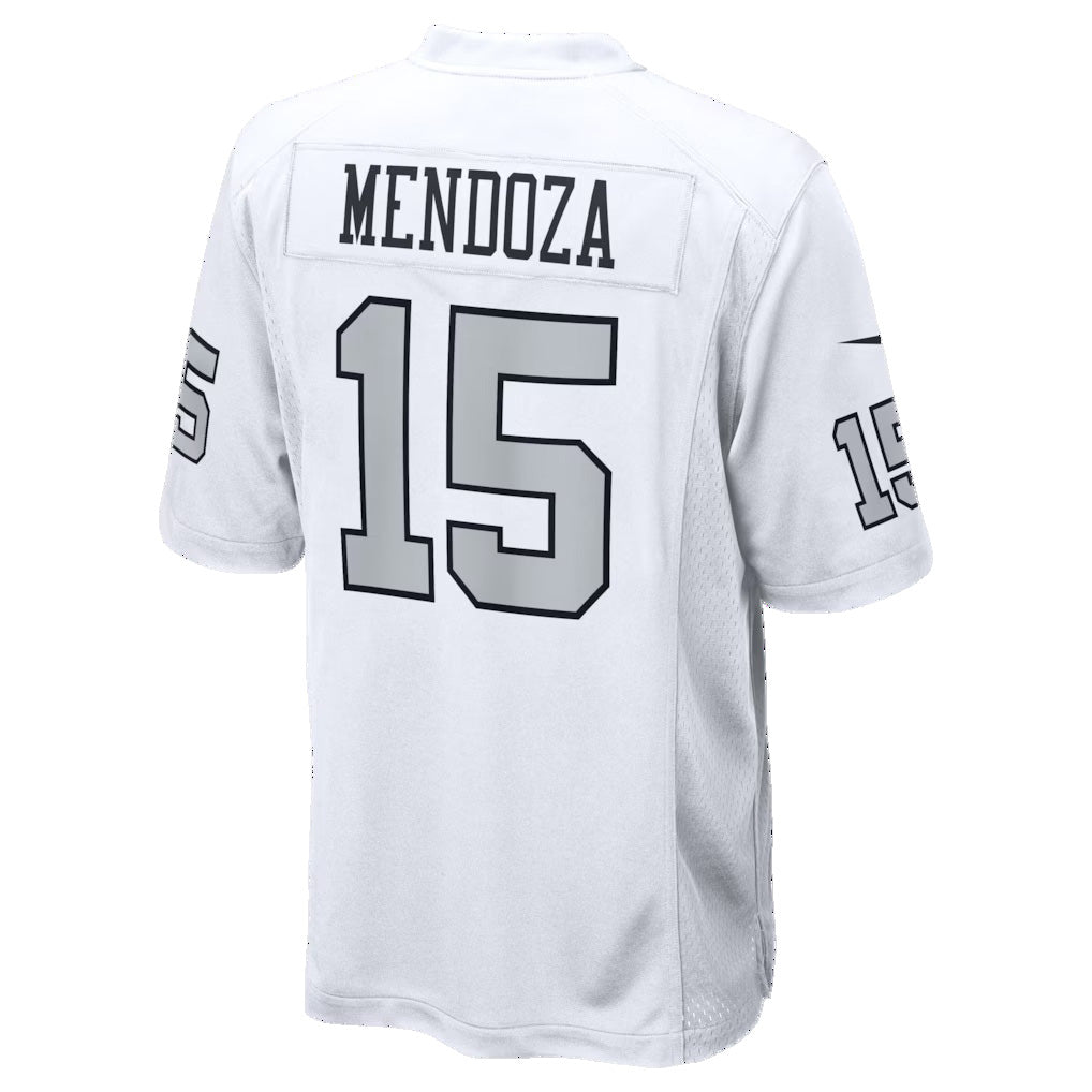 Davalo LV.Raiders #15 Fernando Mendoza White Alternate Game Player Stitched Jerseys