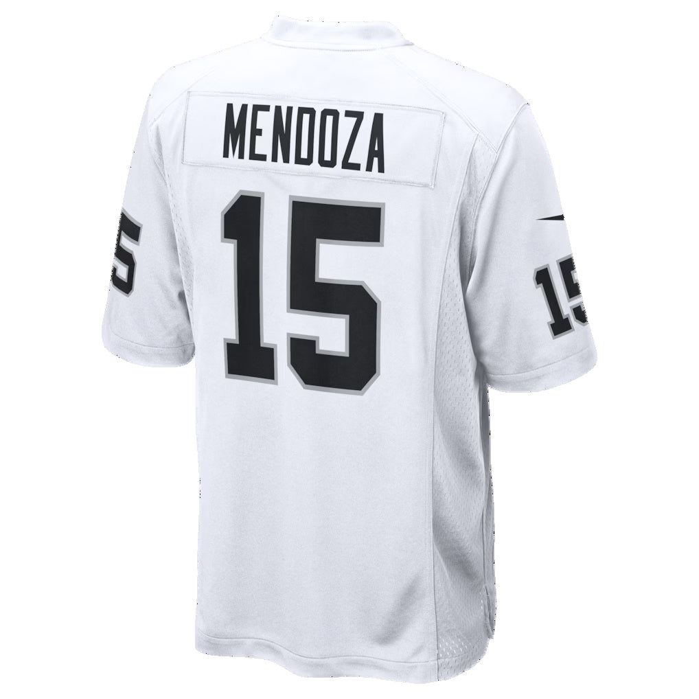 Davalo LV.Raiders #15 Fernando Mendoza White Game Player Stitched Jerseys