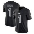 Davalo LV.Raiders #1 Tre Tucker Player Black Limited Black Impact Home Game Stitched Jerseys