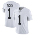 Davalo LV.Raiders #1 Tre Tucker Player White Limited Vapor Untouchable Home Game Stitched Jerseys