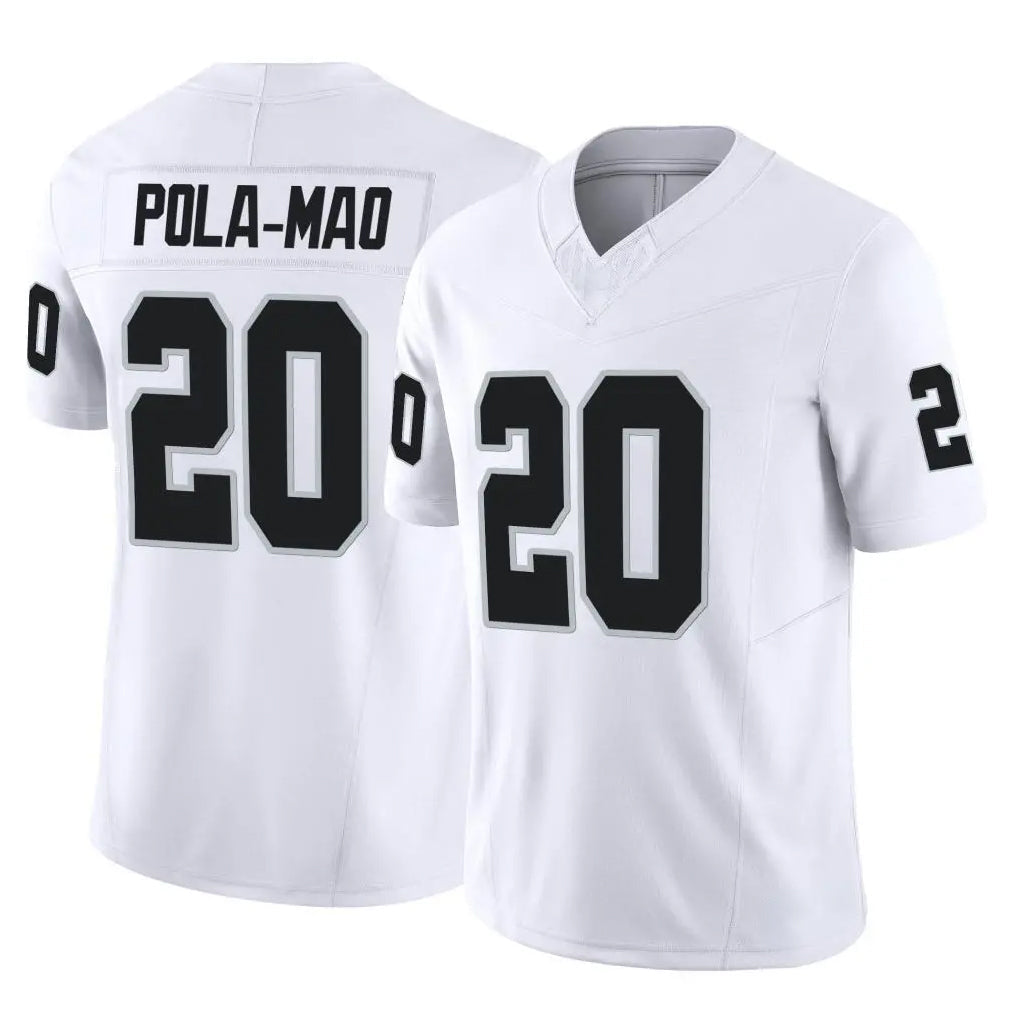 Davalo LV.Raiders #20 Isaiah Pola-Mao Player White Limited Vapor F.U.S.E. Home Game Stitched Jerseys