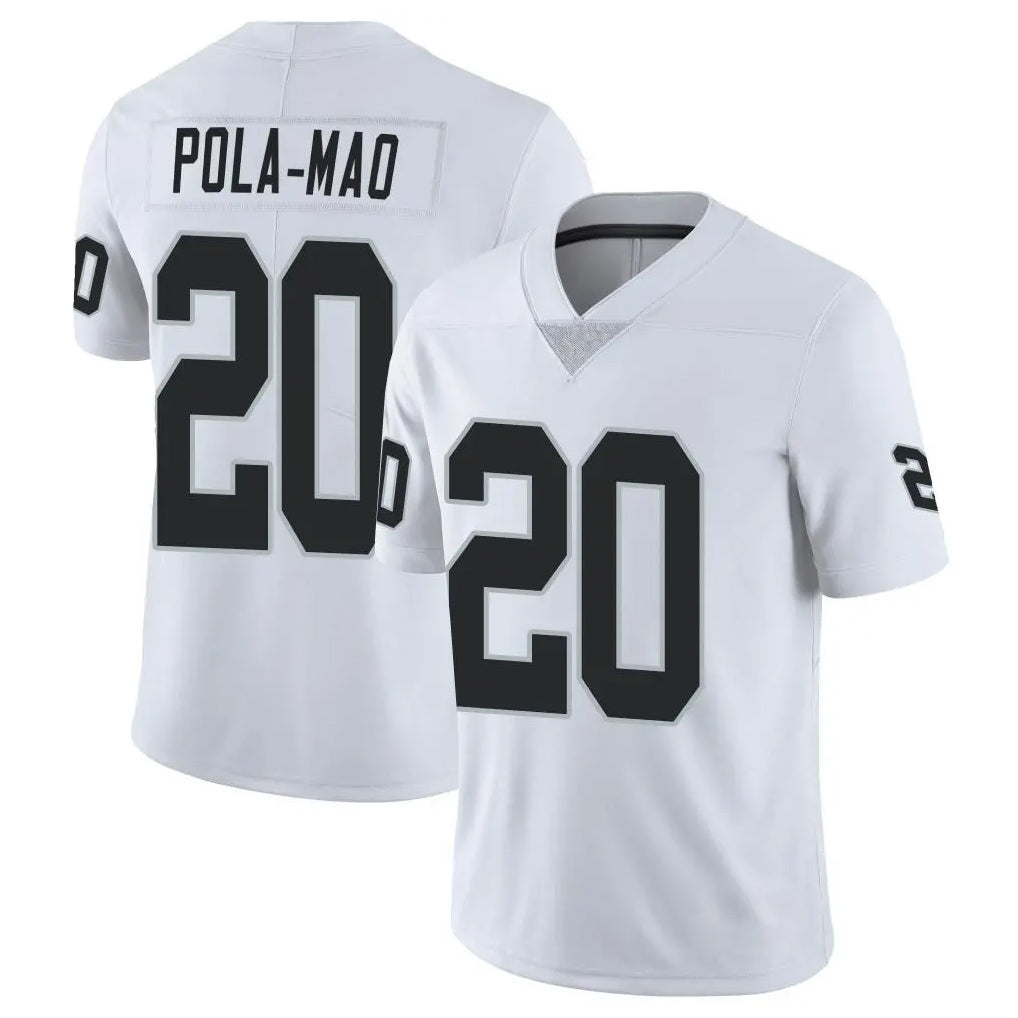Davalo LV.Raiders #20 Isaiah Pola-Mao Player White Limited Vapor Untouchable Home Game Stitched Jerseys