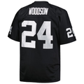 Davalo LV.Raiders #24 Charles Woodson Mitchell & Ness Black Big & Tall 1998 Retired Player Replica Jersey