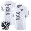 Davalo LV.Raiders #2 Ashton Jeanty Player White 2026 Vapor Limited Home Game Stitched Jerseys