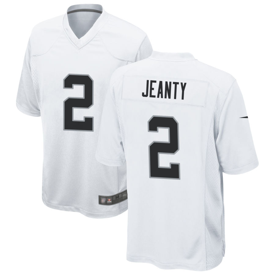 Davalo LV.Raiders #2 Ashton Jeanty Player White Game Stitched Jerseys