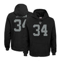 Davalo LV.Raiders #34 Bo Jackson Player Black Salute to Service Hoodies Stitched Jerseys