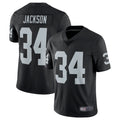 Davalo LV.Raiders #34 Bo Jackson Player Black Vapor Limited Stitched Jerseys