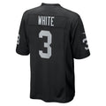 Davalo LV.Raiders #3 Zamir White Black Team Game Stitched Jerseys
