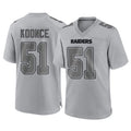 Davalo LV.Raiders #51 Malcolm Koonce Player Gray Atmosphere Fashion Limited Game Stitched Jerseys