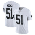 Davalo LV.Raiders #51 Malcolm Koonce Player White Limited Vapor Untouchable Home Game Stitched Jerseys