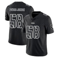Davalo LV.Raiders #58 Jackson Powers-Johnson Player Black Limited Black Impact Home Game Stitched Jerseys