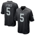 Davalo LV.Raiders #5 Eric Stokes Player Black Home Game Stitched Jerseys