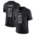 Davalo LV.Raiders #5 Eric Stokes Player Black Limited Black Impact Home Game Stitched Jerseys