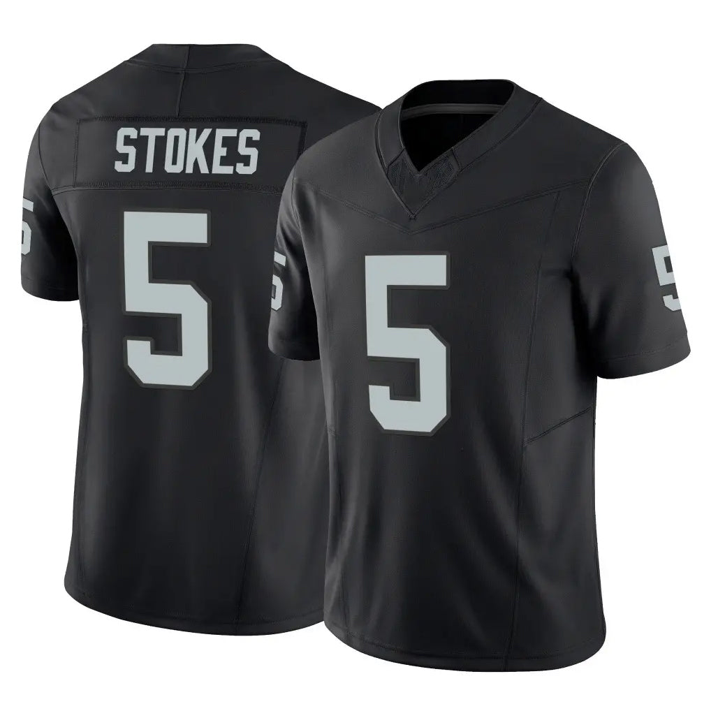 Davalo LV.Raiders #5 Eric Stokes Player Black Limited Vapor F.U.S.E. Home Game Stitched Jerseys