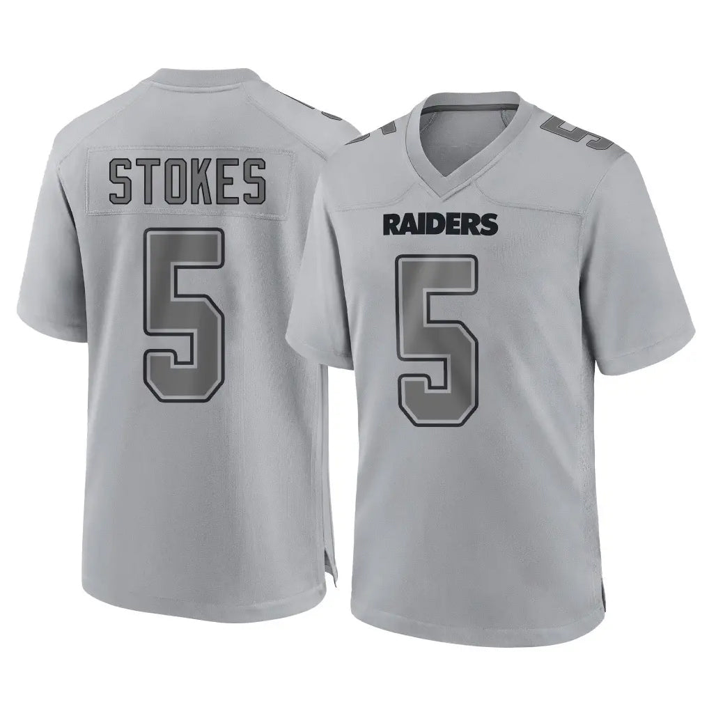 Davalo LV.Raiders #5 Eric Stokes Player Gray Atmosphere Fashion Limited Game Stitched Jerseys