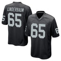 Davalo LV.Raiders #65 Tyler Linderbaum Player Black Home Game Stitched Jerseys