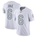 Davalo LV.Raiders #6 A.J. Cole Player White Limited Color Rush Home Game Stitched Jerseys