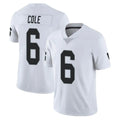 Davalo LV.Raiders #6 A.J. Cole Player White Limited Vapor Untouchable Home Game Stitched Jerseys