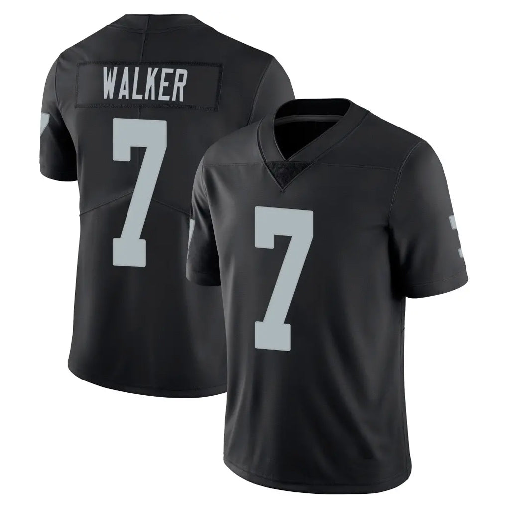 Davalo LV.Raiders #7 Quay Walker Player Black Limited Vapor Untouchable Home Game Stitched Jerseys