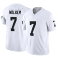 Davalo LV.Raiders #7 Quay Walker Player White Limited Vapor F.U.S.E. Home Game Stitched Jerseys