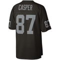 Davalo LV.Raiders #87 Dave Casper Mitchell & Ness Black Legacy Replica Jersey Stitched Puhic