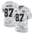Davalo LV.Raiders #87 Michael Mayer Player Arctic Camo Salute To Service Limited Game Stitched Jerseys