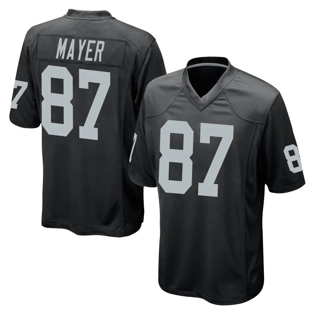 Davalo LV.Raiders #87 Michael Mayer Player Black Home Game Stitched Jerseys