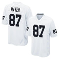Davalo LV.Raiders #87 Michael Mayer Player White Home Game Stitched Jerseys