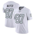 Davalo LV.Raiders #87 Michael Mayer Player White Limited Color Rush Home Game Stitched Jerseys