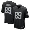 Davalo LV.Raiders #89 Brock Bowers Black 2024 Draft First Round Pick Player Game Jersey Stitched Jersey