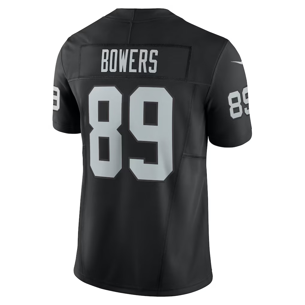 Davalo LV.Raiders #89 Brock Bowers Black Team Vapor F.U.S.E. Stitched Limited Jerseys