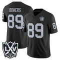 Davalo LV.Raiders #89 Brock Bowers Player Black 2026 Vapor Limited Home Game Stitched Jerseys