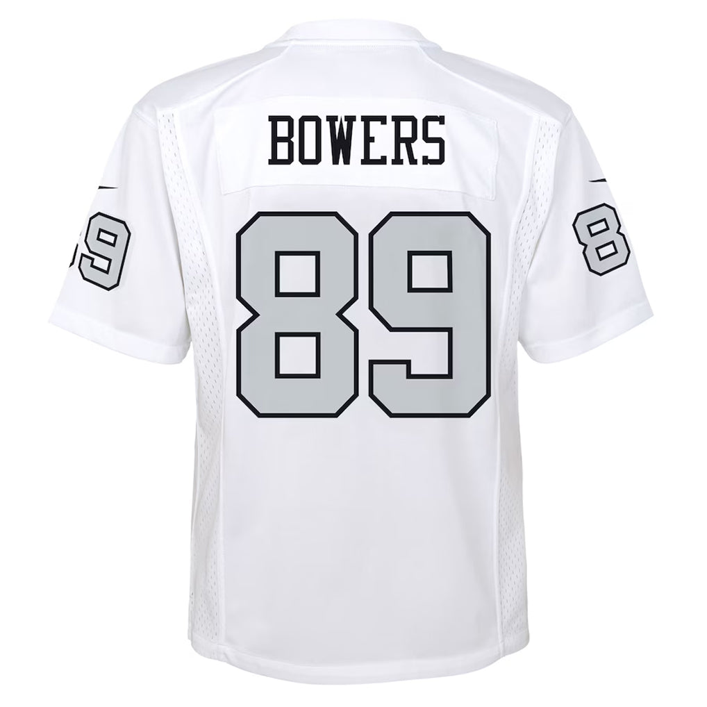 Davalo LV.Raiders #89 Brock Bowers Player White Alternate Game Stitched Jerseys