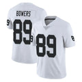 Davalo LV.Raiders #89 Brock Bowers Player White Limited Vapor Untouchable Home Game Stitched Jerseys