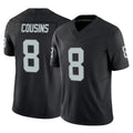 Davalo LV.Raiders #8 Kirk Cousins Player Black Limited Vapor F.U.S.E. Home Game Stitched Jerseys