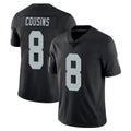 Davalo LV.Raiders #8 Kirk Cousins Player Black Limited Vapor Untouchable Home Game Stitched Jerseys