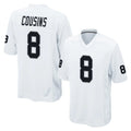 Davalo LV.Raiders #8 Kirk Cousins Player White Home Game Stitched Jerseys