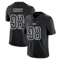 Davalo LV.Raiders #98 Maxx Crosby Player Black Limited Black Impact Home Game Stitched Jerseys