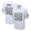 Davalo LV.Raiders #98 Maxx Crosby Player White Alternate Home Game Stitched Jerseys