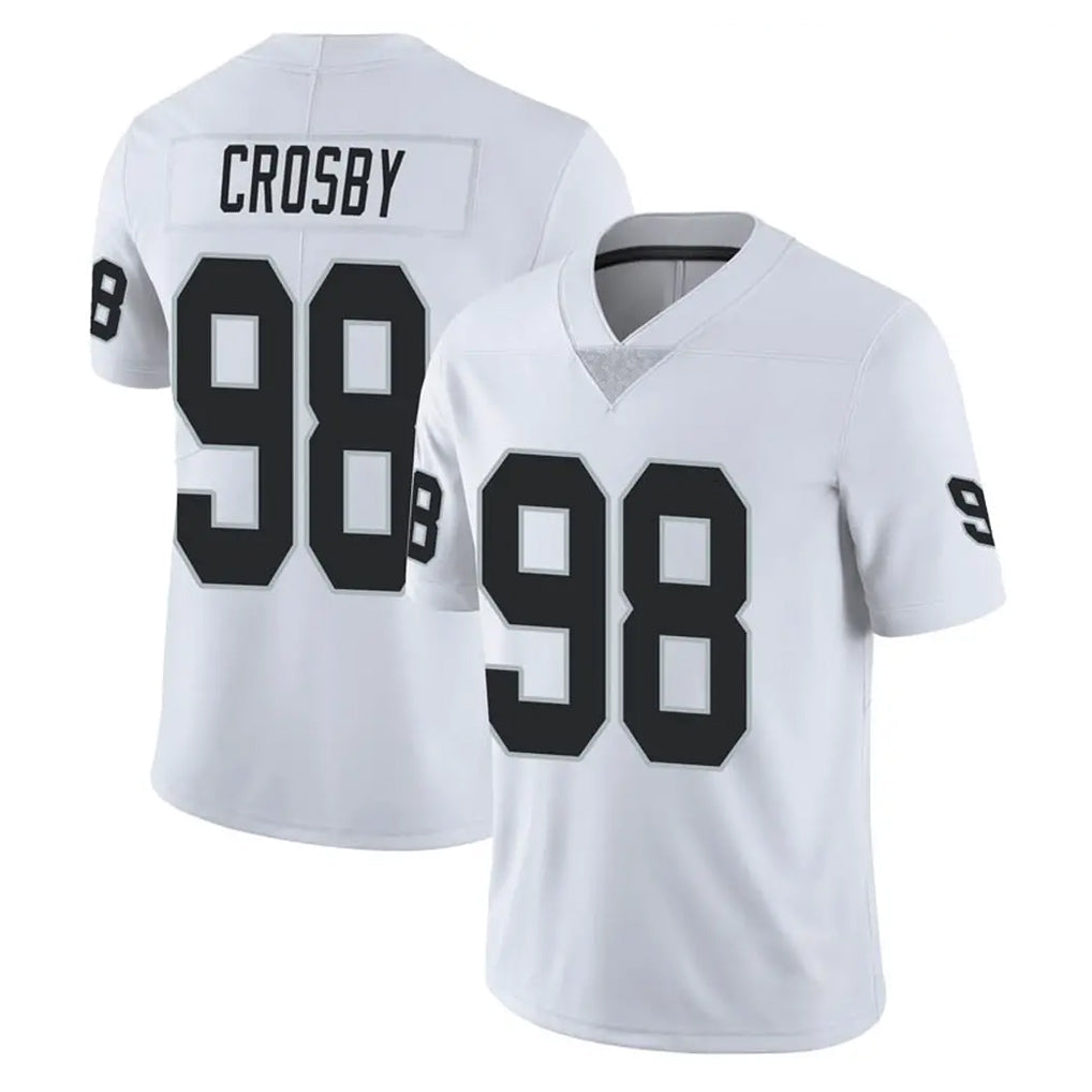Davalo LV.Raiders #98 Maxx Crosby Player White Limited Vapor Untouchable Home Game Stitched Jerseys