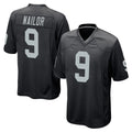 Davalo LV.Raiders #9 Jalen Nailor Player Black Home Game Stitched Jerseys