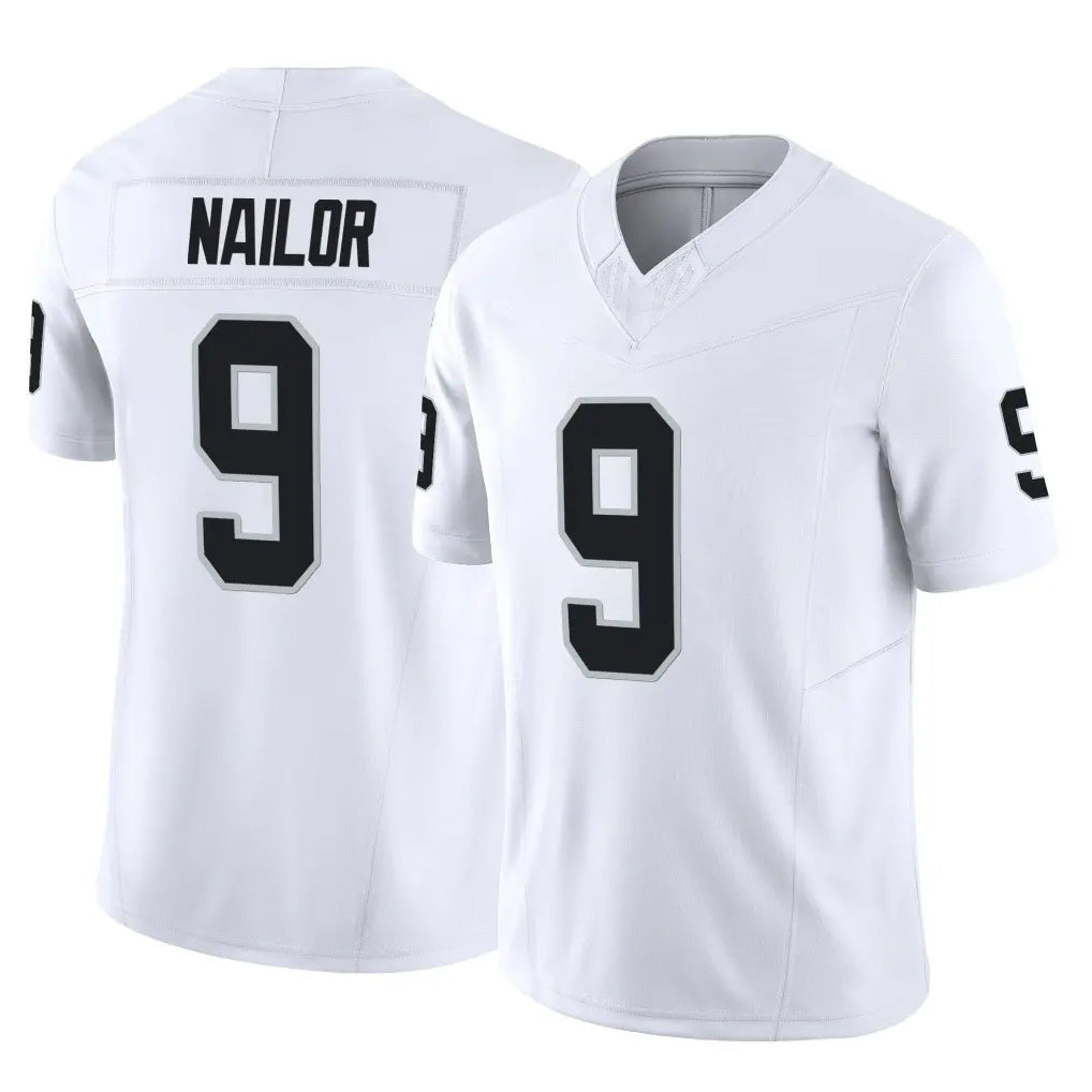 Davalo LV.Raiders #9 Jalen Nailor Player White Limited Vapor F.U.S.E. Home Game Stitched Jerseys