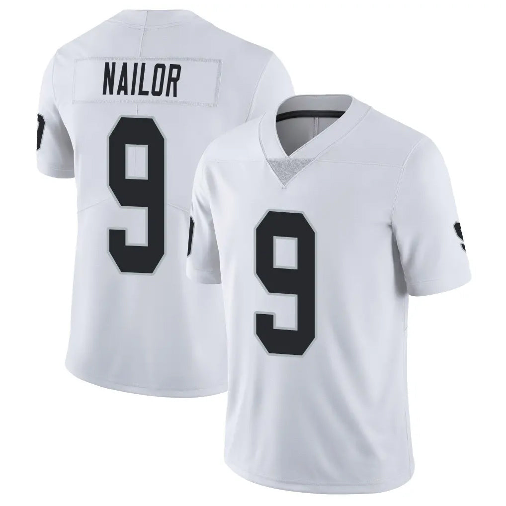 Davalo LV.Raiders #9 Jalen Nailor Player White Limited Vapor Untouchable Home Game Stitched Jerseys