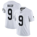 Davalo LV.Raiders #9 Jalen Nailor Player White Limited Vapor Untouchable Home Game Stitched Jerseys