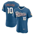 Davalo M.Brewers #10 Sal Frelick Player Blue 2026 City Connect Home Limited Elite Stitched Jerseys