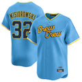 Davalo M.Brewers #32 Jacob Misiorowski Player Light Blue City Connect Home Limited Stitched Jerseys